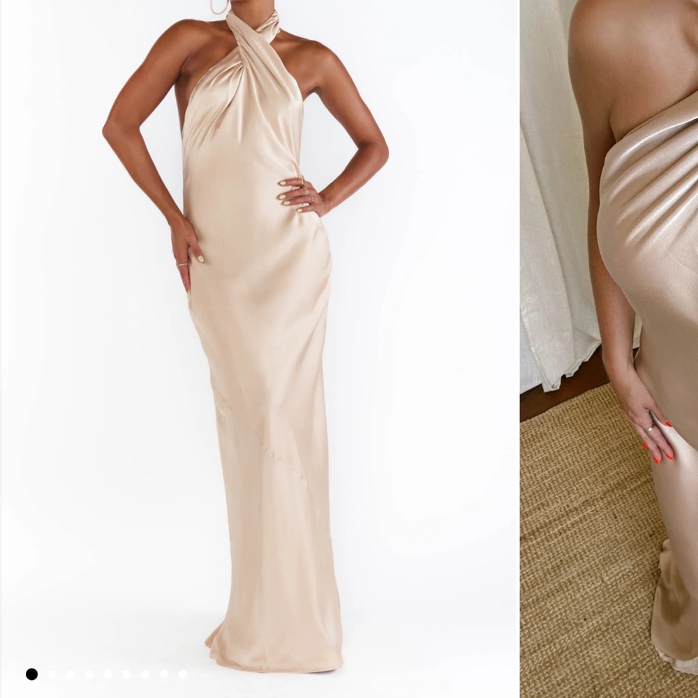 Show Me Your Mumu Jasmine Halter Maxi Dress